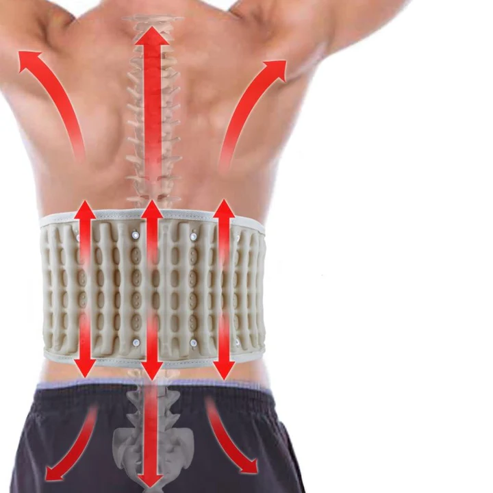 Decompression Back Brace Support Belt Lindra Ryggsmärta Från Degenerativ Disk Sjukdom Spinal Stenos Ischias