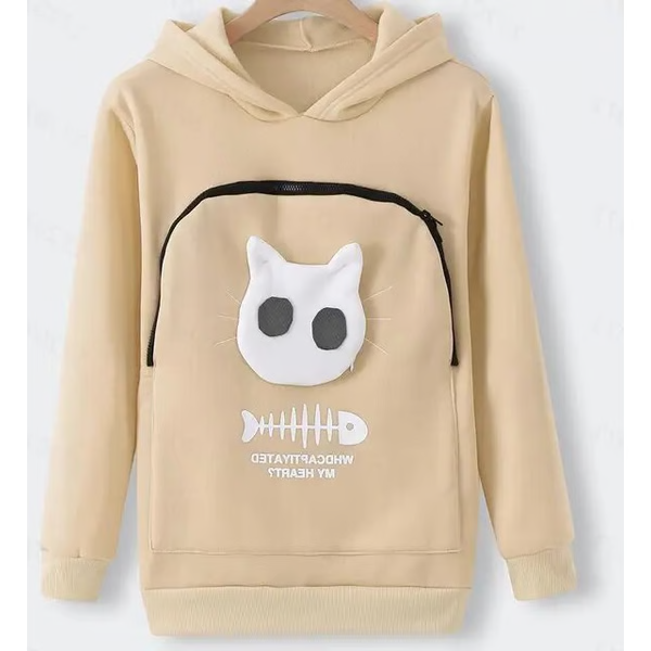 Kattälskare Hoodie Krampåse - Perfekt Present till Djurälskare