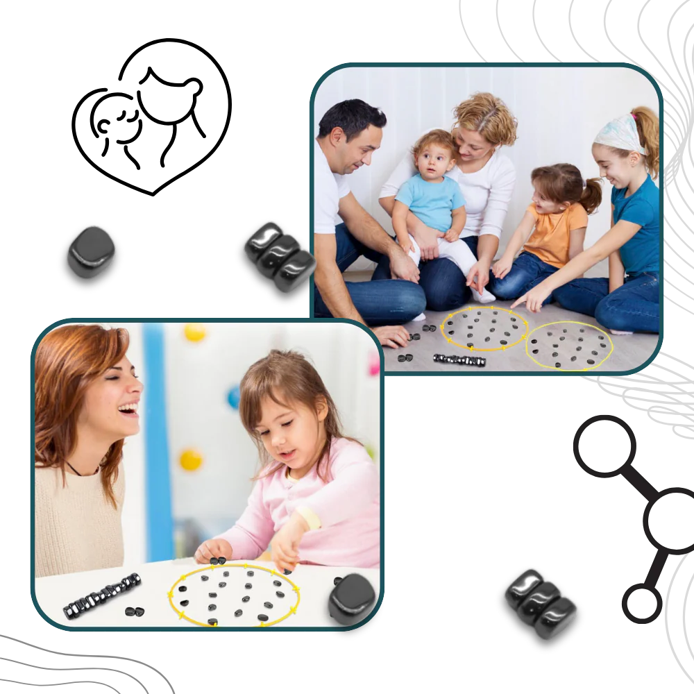 Roligt &amp; Strategiskt Magnetiskt Schackspel