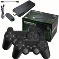 HDMI 4K TV Spel Stick Konsol | 64GB med 20,000+ Retro Spel & 2 Trådlösa Spelkontroller