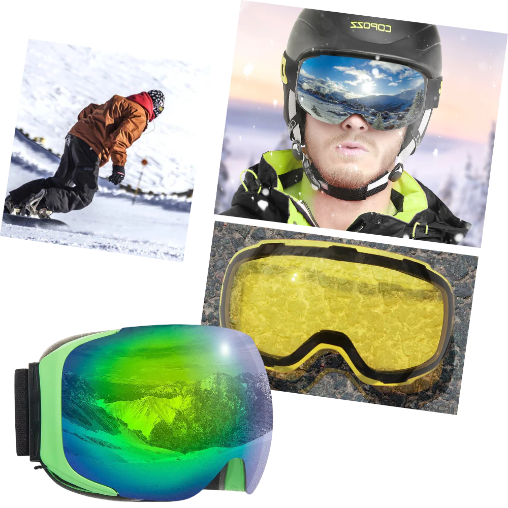 Snöglasögon med linspaket