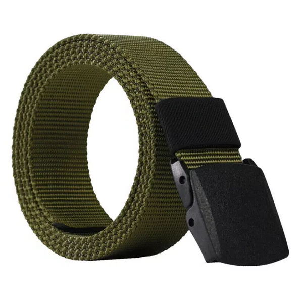 Herr Militär Nylon Canvas Bälten med Andningsbar Vävbälte