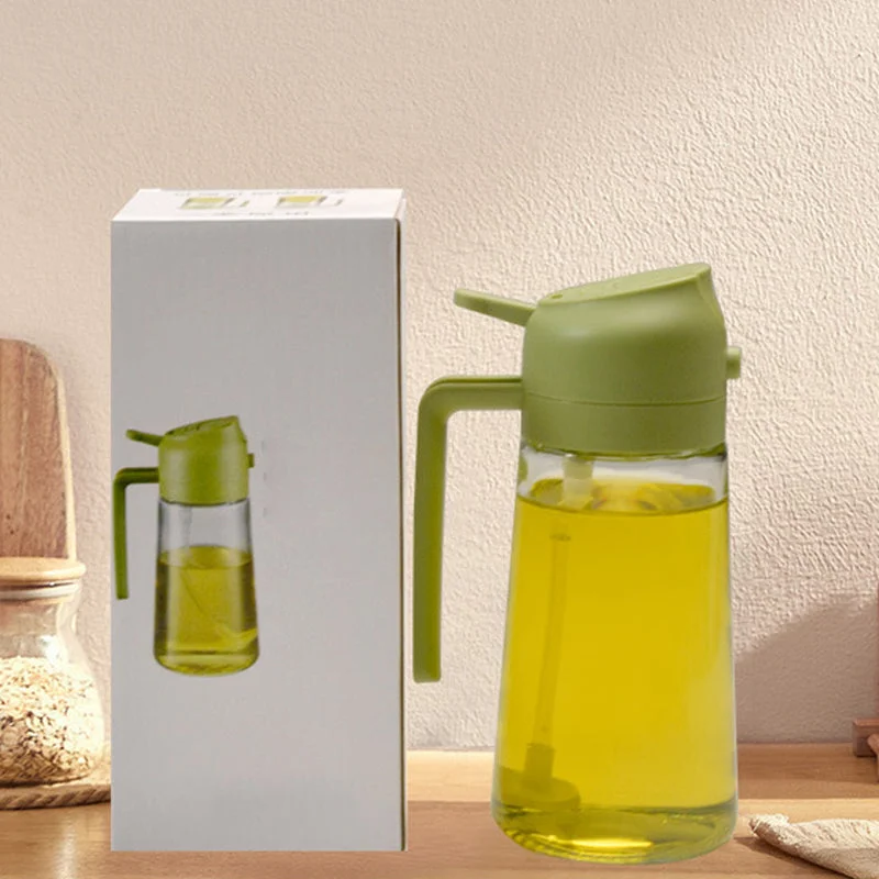 2-i-1 Glas Oljespruta och Dispenser