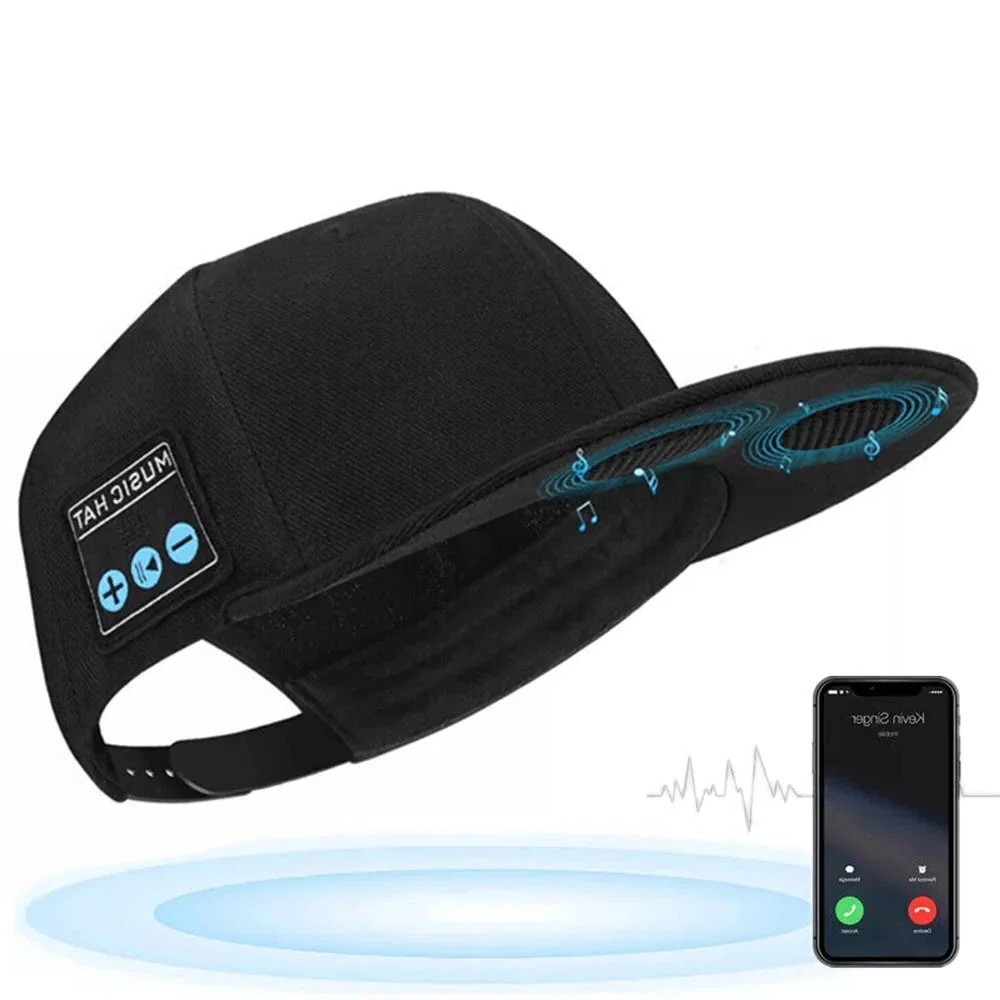 Bluetooth-högtalare Baseballkeps – Trådlös, Vattentålig och Stilig