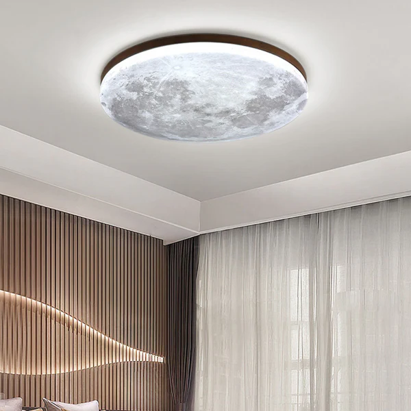 Nordisk Minimalistisk Måne Akryl LED Taklampa
