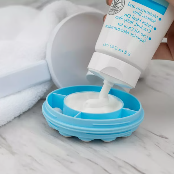 Långhandtagad Lotionapplikator och Massager – Enkel Reach Roll-On Dispenser för Slät Hud