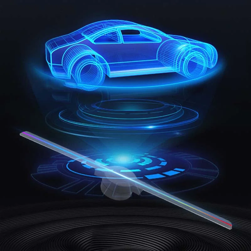 3D Hologram LED Fläkt Projektor