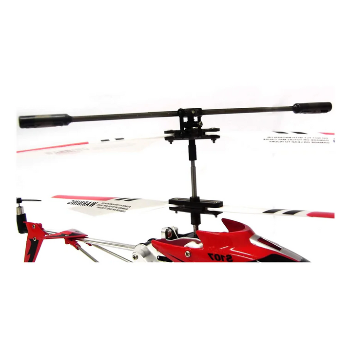 Oförstörbar 3.5CH RC Helikopter Mini RC Helikopter med Gyro Crimson