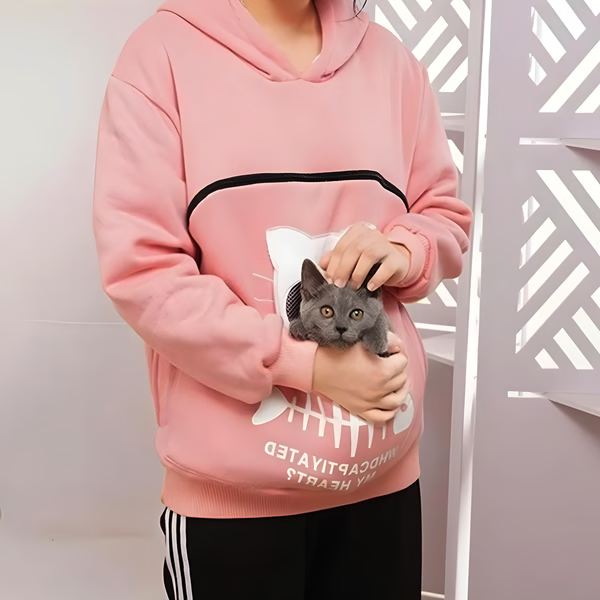 Kattälskare Hoodie Krampåse - Perfekt Present till Djurälskare