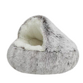 Mysig Säng för Hundar och Katter - SnuggleCave - Plush Komfort - Flera Storlekar & Färger