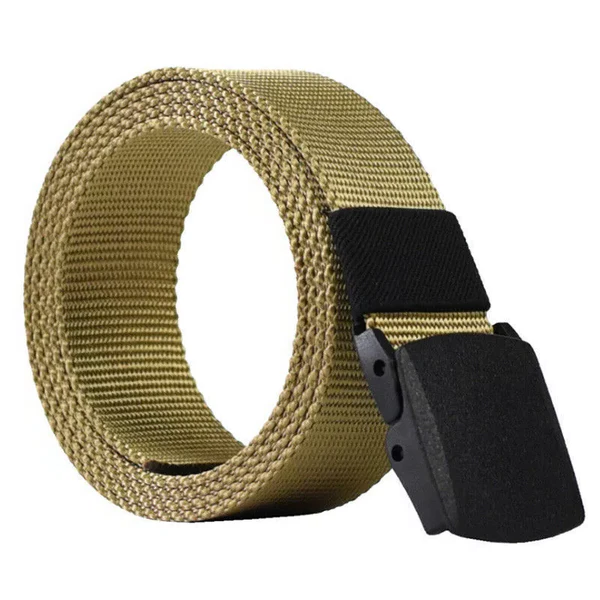 Herr Militär Nylon Canvas Bälten med Andningsbar Vävbälte