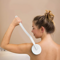 Långhandtagad Lotionapplikator och Massager – Enkel Reach Roll-On Dispenser för Slät Hud