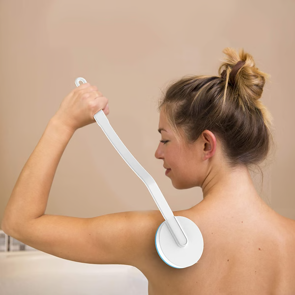 Långhandtagad Lotionapplikator och Massager – Enkel Reach Roll-On Dispenser för Slät Hud