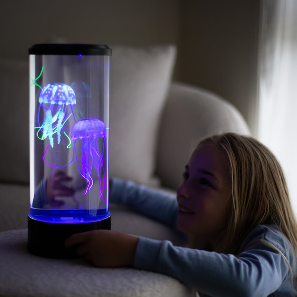 LED Jellyfish Lava Lamp &amp; Aquarium För Barn &amp; Vuxna - Födelsedagspresenter för Barn, Perfekt Gåva för Akvarieälskare