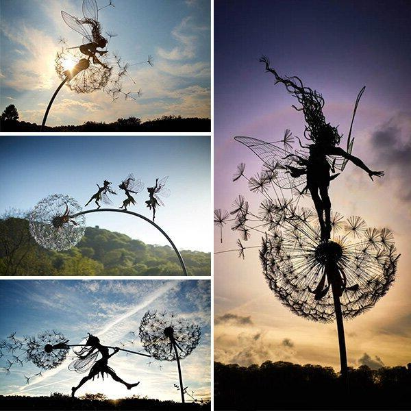 Perfekt Wonderland Trädgårdsdekoration - De Busiga Andarna Dansar