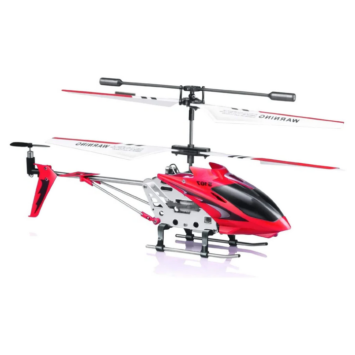 Oförstörbar 3.5CH RC Helikopter Mini RC Helikopter med Gyro Crimson