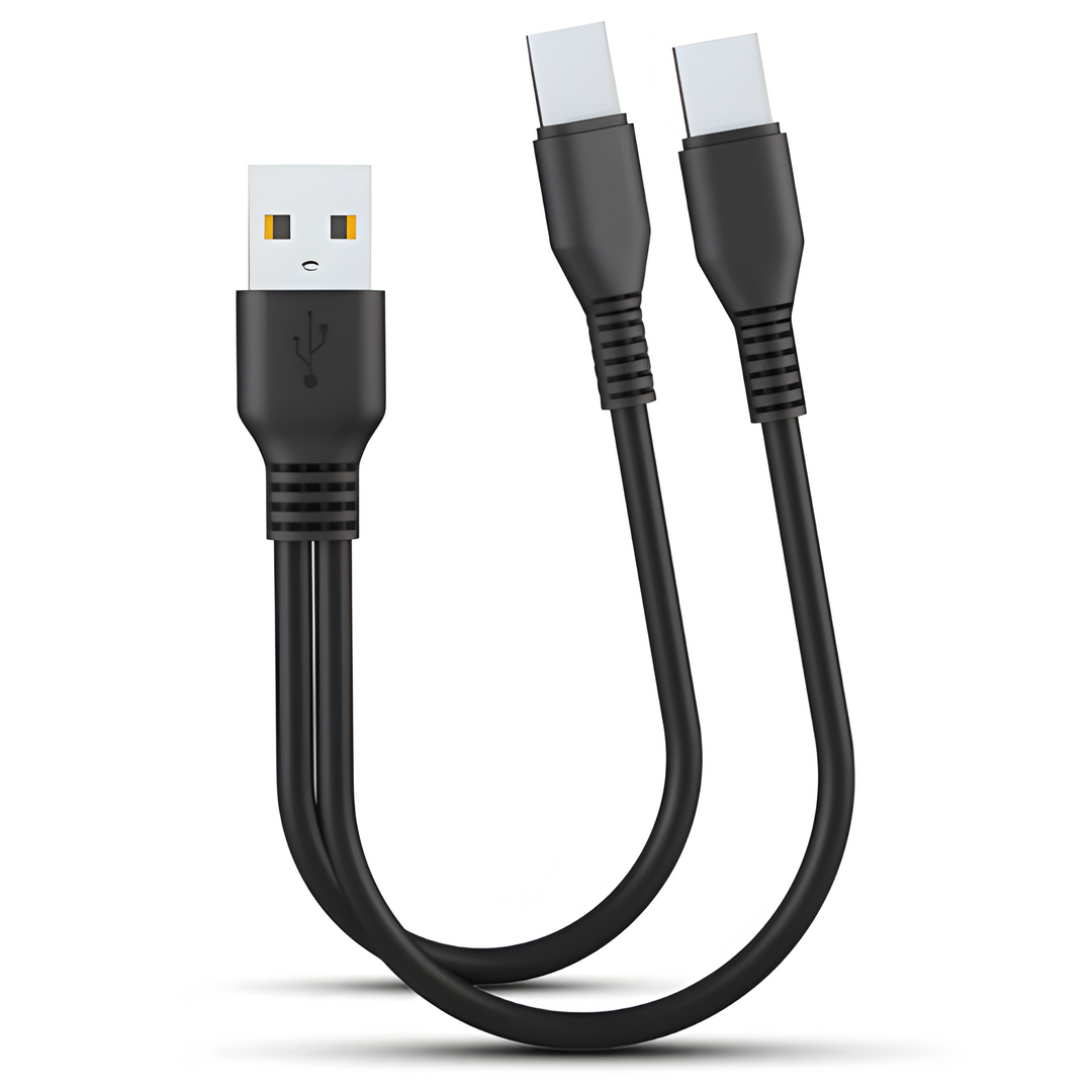 2 i 1 Laddningskabel Multi USB-port