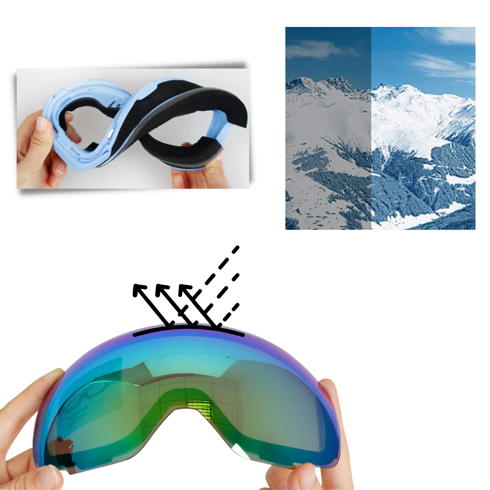 Snöglasögon med linspaket