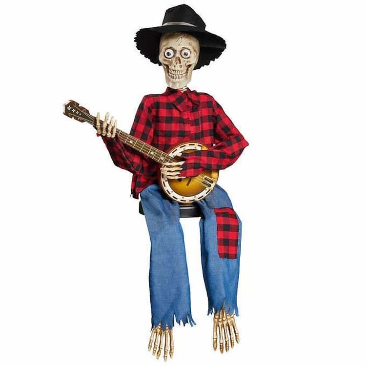 Roliga Animerade Duelande Banjo-Skelett