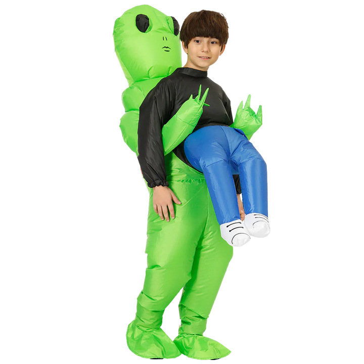 Uppblåsbar Alienkostym
