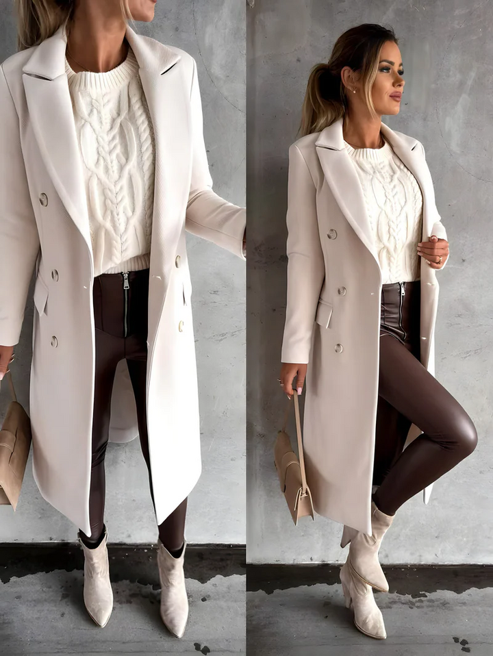 Elegant kappa med tidlös stil