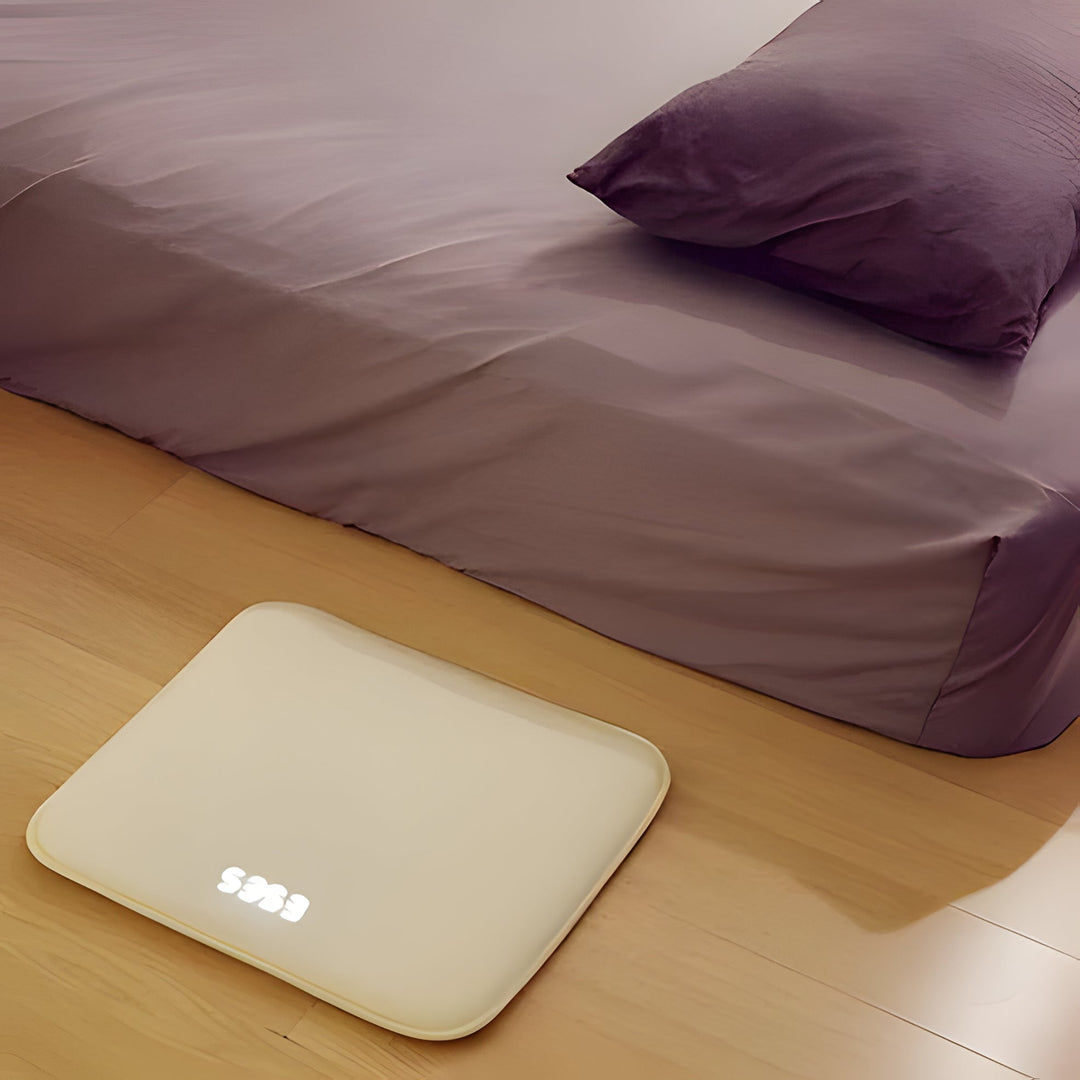 Smart Matta Klocka | Mjuk Matta Alarm för Tunga Sova - Lata Larm &amp; Heminredning