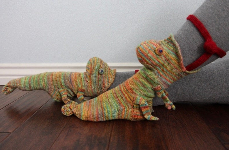 3D Stickade Krokodilsockor
