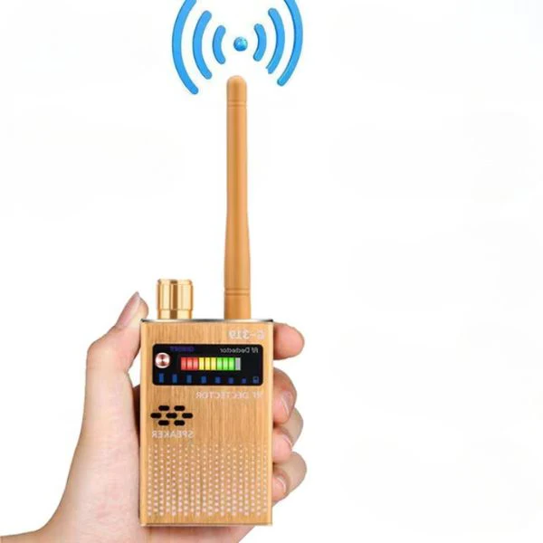 Spiondetektor Enhet | RF Bug Detektor, Dold Kamera &amp; GPS Tracker Finder med Laser Linse - Anti-Spion Signal Skydd