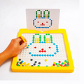 Stort Magnetiskt Ritblock för Barn Montessori Magnetiska Prickar Tavla
