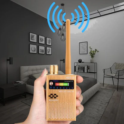 Spiondetektor Enhet | RF Bug Detektor, Dold Kamera &amp; GPS Tracker Finder med Laser Linse - Anti-Spion Signal Skydd