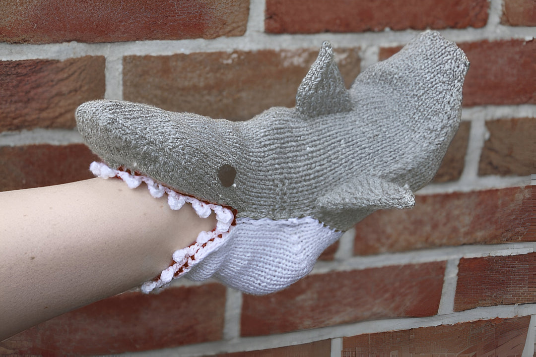 3D Stickade Krokodilsockor