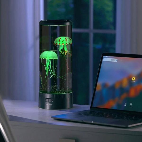LED Jellyfish Lava Lamp &amp; Aquarium För Barn &amp; Vuxna - Födelsedagspresenter för Barn, Perfekt Gåva för Akvarieälskare