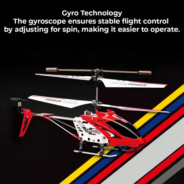 Karmosinobruten Mini RC Helikopter med Gyro