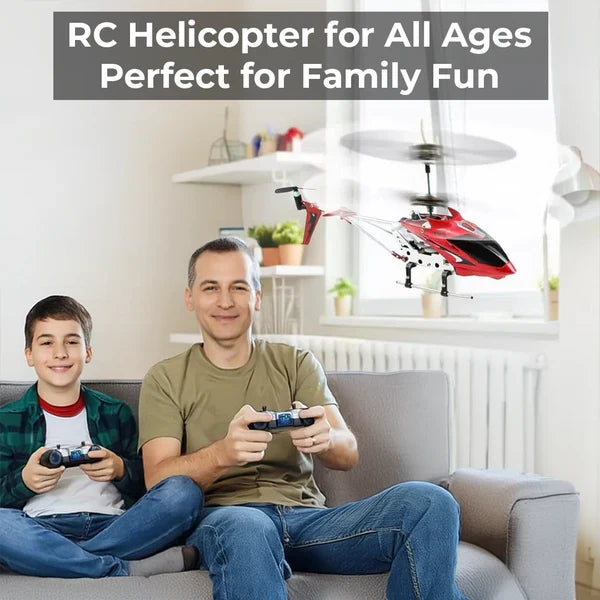 Karmosinobruten Mini RC Helikopter med Gyro