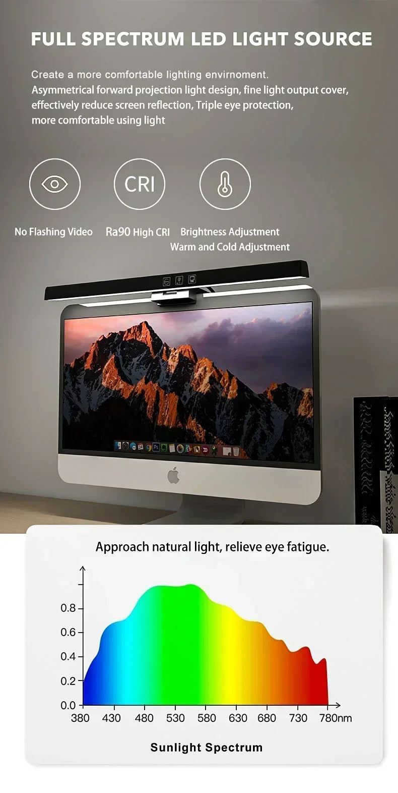 Monitor LED Ljuslist