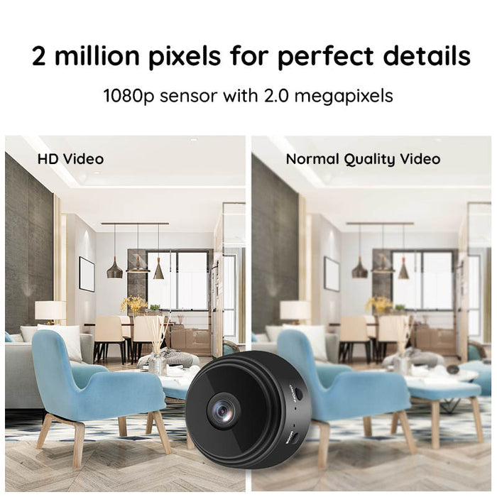 Mini Kamera WiFi HD 1080P Nattvision