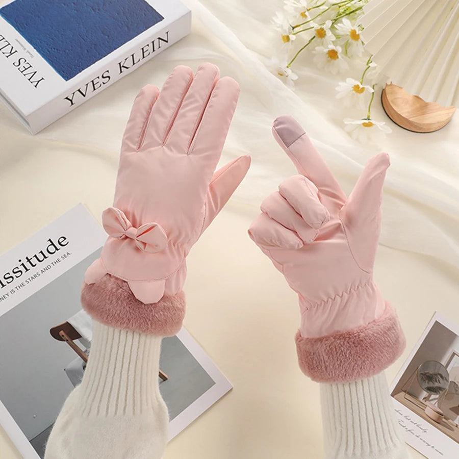 Eleganta Touchscreen Vinterhandskar för Kvinnor