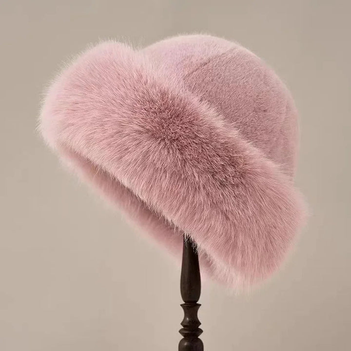 Kvinnors Plysch Vinter Bucket Hat