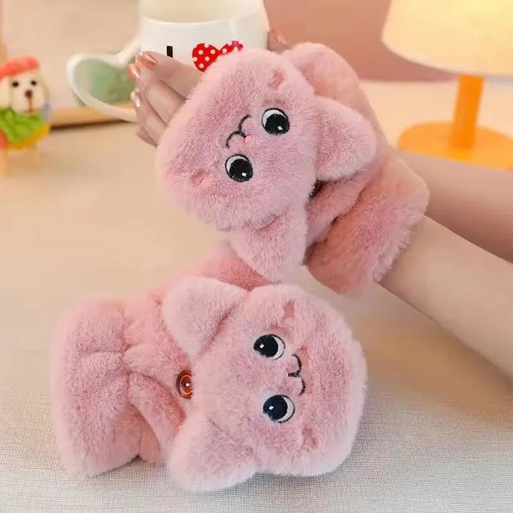 Plushdjur Fingerlösa Vantar