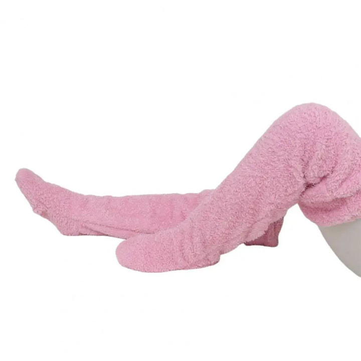 Mysiga Fleece Vinterstrumpor Långa Varma Strumpor