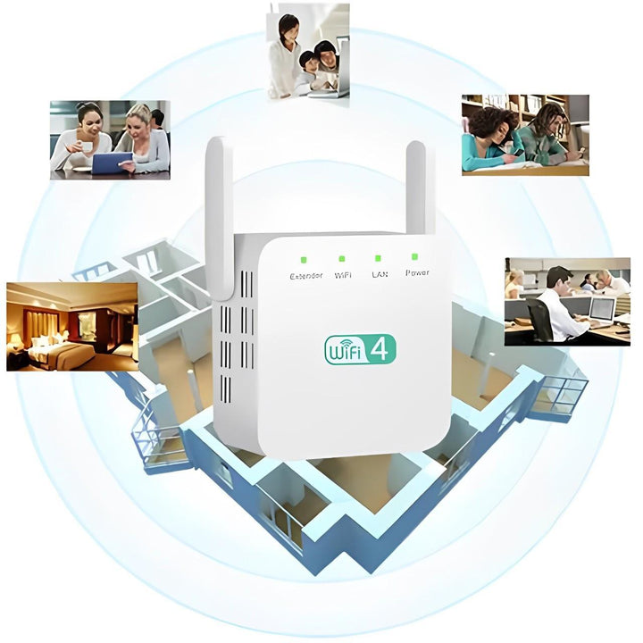 Kraftfull långdistans WiFi-repeater