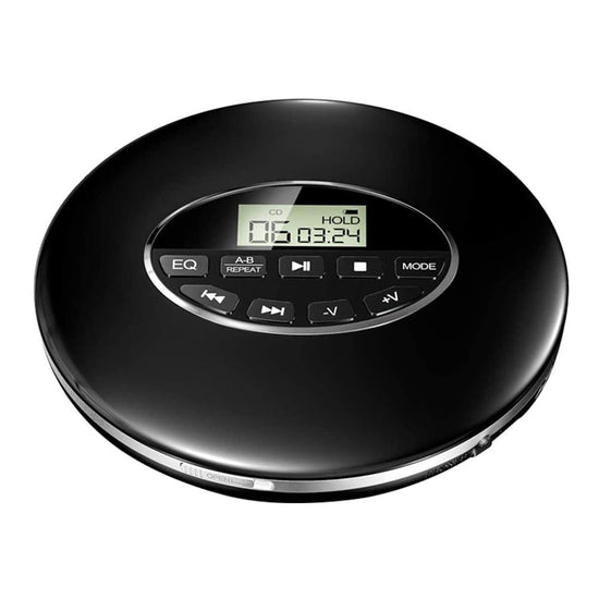 Liten bärbar Walkman CD-spelare för bil