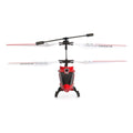 Oförstörbar 3.5CH RC Helikopter Mini RC Helikopter med Gyro Crimson