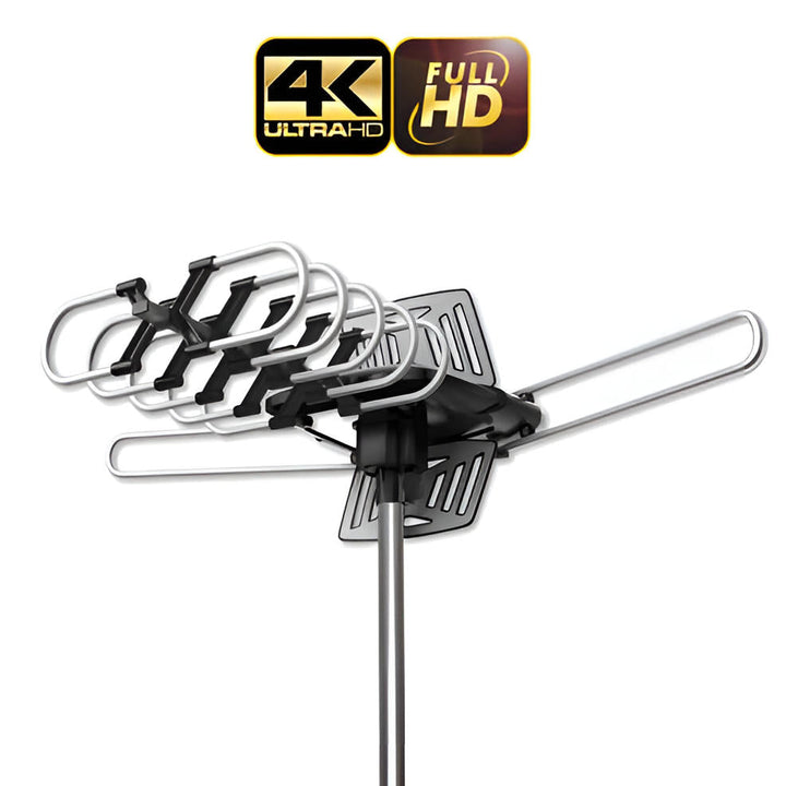2025 Långdistans Digital Utomhus HD TV Antenn med Full 360 Graders Roterande Motor Gratis HD Kanaler
