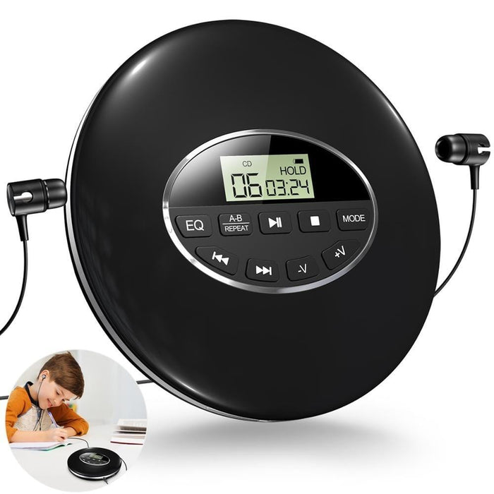 Liten bärbar Walkman CD-spelare för bil