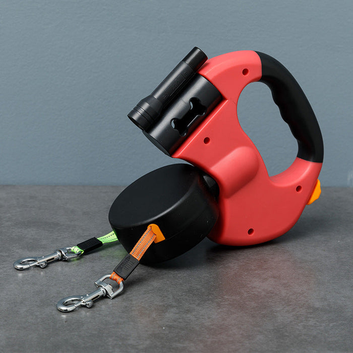 Anti-Tangle Dubbel Hundkoppel