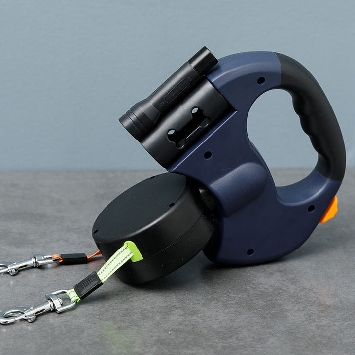 Anti-Tangle Dubbel Hundkoppel