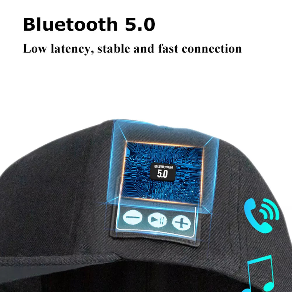 Bluetooth-högtalare Baseballkeps – Trådlös, Vattentålig och Stilig
