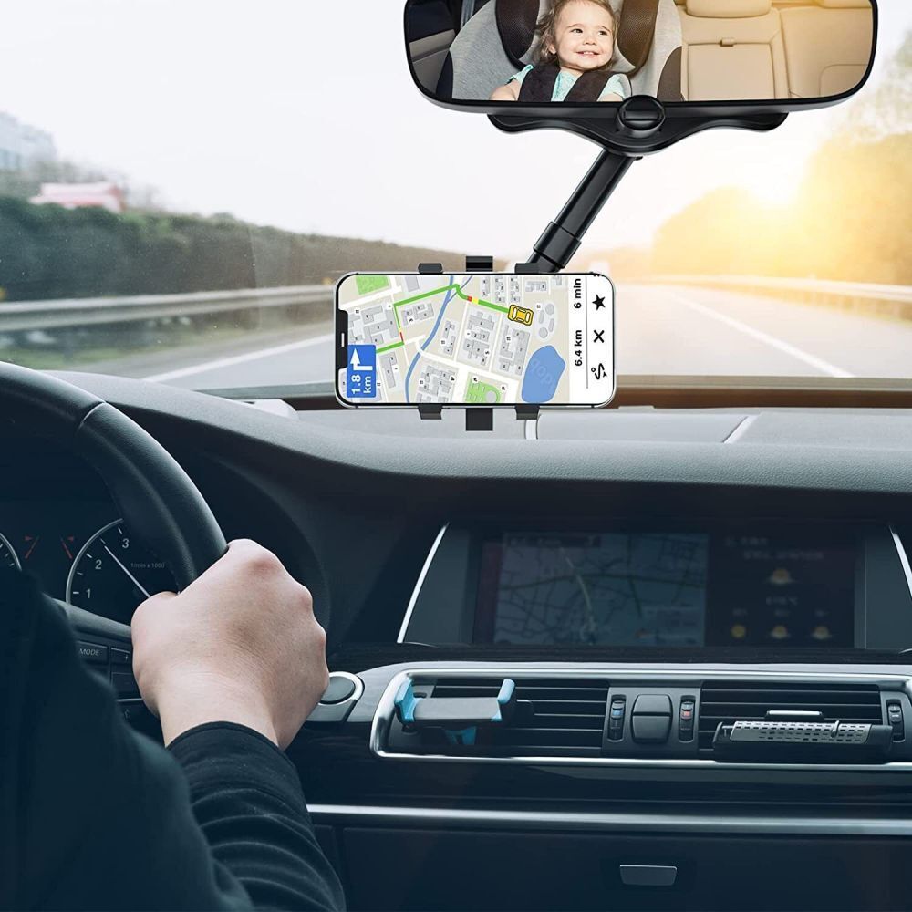 Universell Bilbackspegels Hållare för Mobiltelefoner