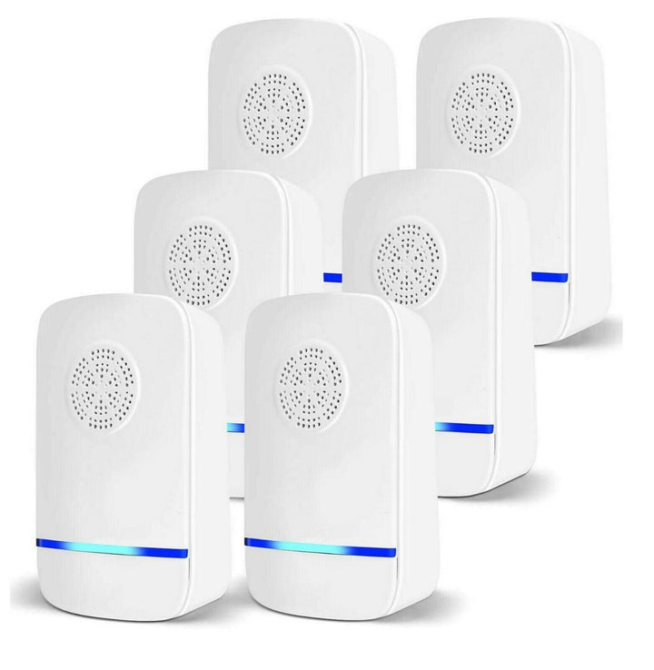 Brett Utbud av Ultrasoniska Musavvisare Skadedjursavvisare 6 PCS